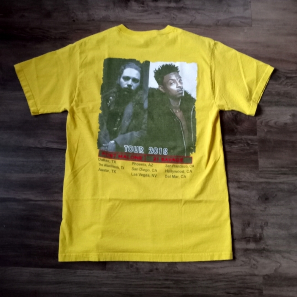 Post Malone 2018 your T-shirt with 21 savage